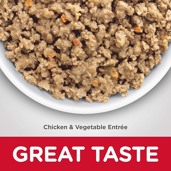 Hill's Science Diet Perfect Weight, Adult 1-6, Weight Management Support, Wet Dog Food, Chicken & Vegetables Loaf, 12.8 oz Can, Case of 12