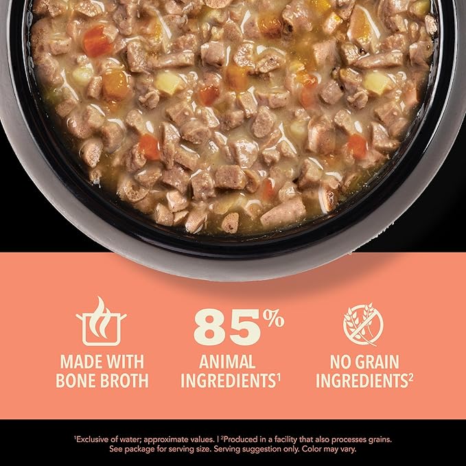 ACANA Chunks in Broth Wet Cat Food Variety Pack: Salmon & Chicken + Chicken & Tuna Recipes 3oz Cans (12 Count, 6 of Each)