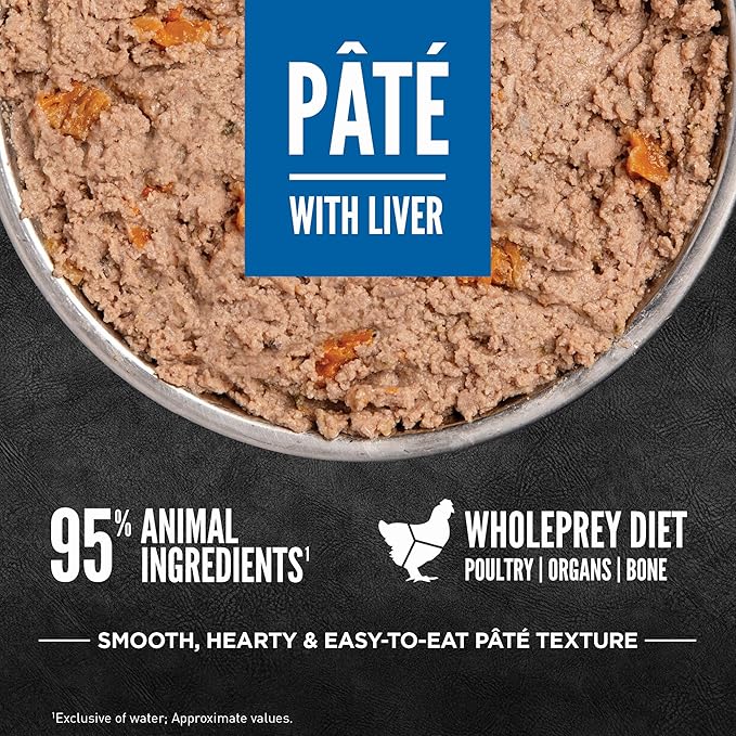 ORIJEN Pate Wet Dog Food Original Recipe with Liver 12.8oz Cans (12 Count)