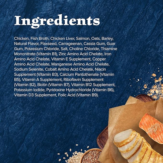 Blue Buffalo Wilderness High Protein Natural Adult Wet Dog Food Plus Wholesome Grains, Chicken & Salmon Grill 12.5-oz Cans (Pack of 12)