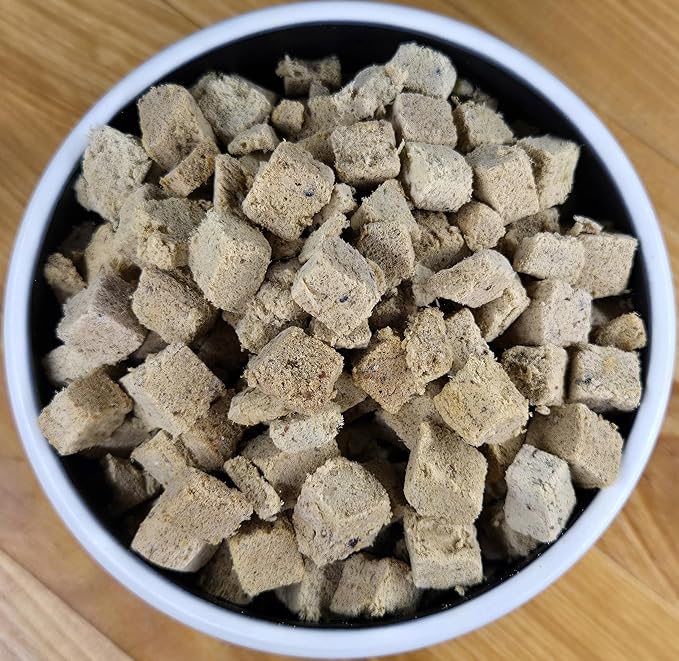 Freeze Dried Raw Dog Food, Venison Recipe, All Natural, No Synthetics, Made in USA with Goat's Milk & Organic Produce, High Protein, Complete Meal (14oz)