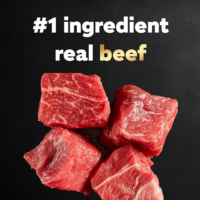 Cesar Simply Crafted Beef, Chicken, Purple Potatoes, Peas & Carrots Wet Dog Food Complement, 8.82 oz. Pouch (6 Count, Pack of 2)