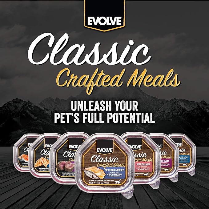 Evolve Classic Crafted Meals Turkey Recipe Dog Food (Pack of 15)