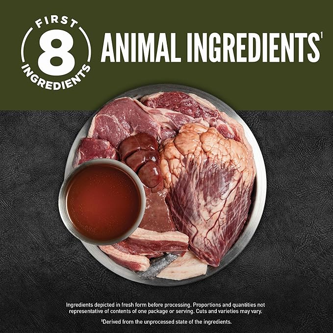 ORIJEN Pate Wet Dog Food Tundra Recipe with Liver 12.8oz Cans (12 Count)