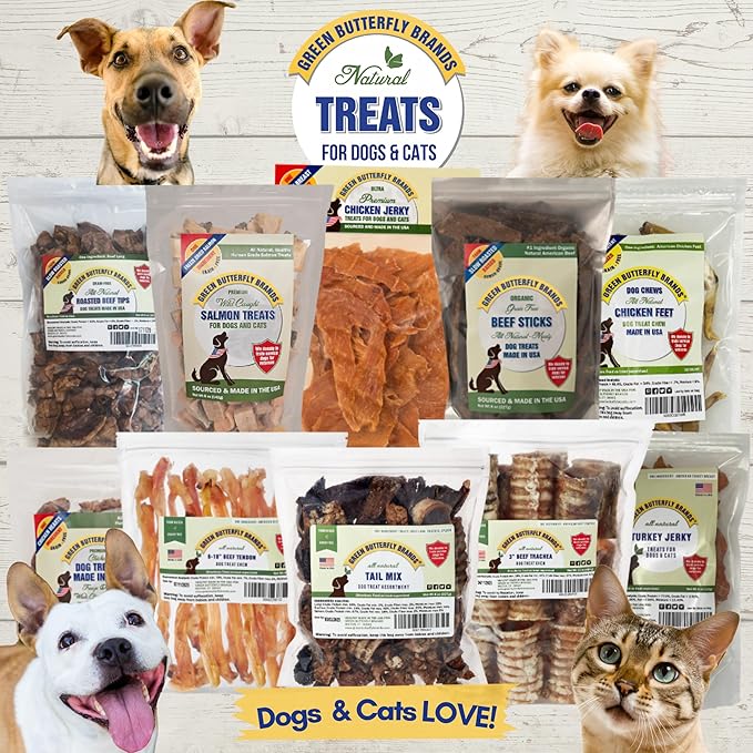 Chicken Jerky - Dog Treats Made in USA Only - 1 Ingredient: USDA Grade A Chicken Breast - No Additives or Preservatives - Grain Free Snack, All Natural Premium Strips, 8 Ounces