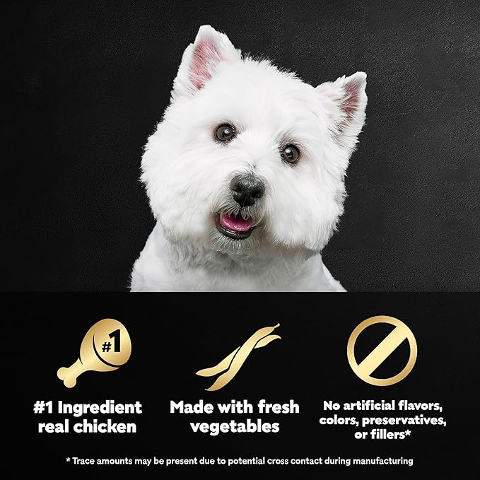 Cesar Wholesome Bowls Adult Wet Dog Food, Chicken Recipe and Chicken, Sweet Potatoes & Green Beans Recipe Variety Pack, 3 oz. (6 Count, Pack of 1)