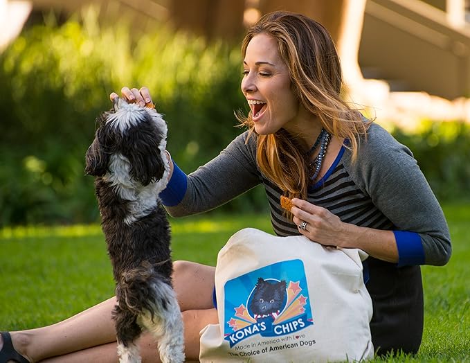 KONA'S CHIPS Chicken Thins; Chicken Jerky Dog Treats, Made in The USA only