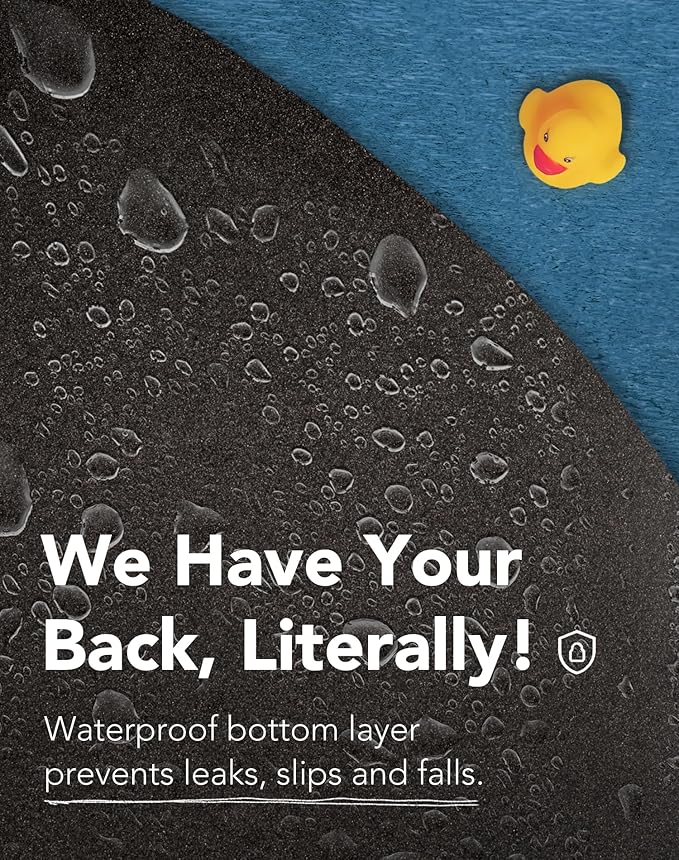 Lukamoo® Cute Cat Litter Mat (30’’x20’’), Large/L, for Kitty Litter & Cute Cat Litter Box, Litter Trapping Mat (Orange Tabby)