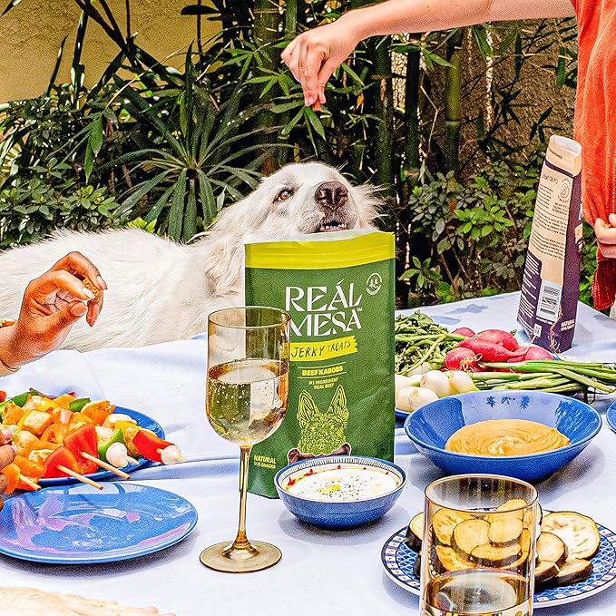 Beef Kabob Jerky Treats for Dogs - All-Natural, High-Protein Dog Snacks - Premium Beef Dog Treats for Training & Rewarding - Healthy, Delicious Kabobs (9.5oz)