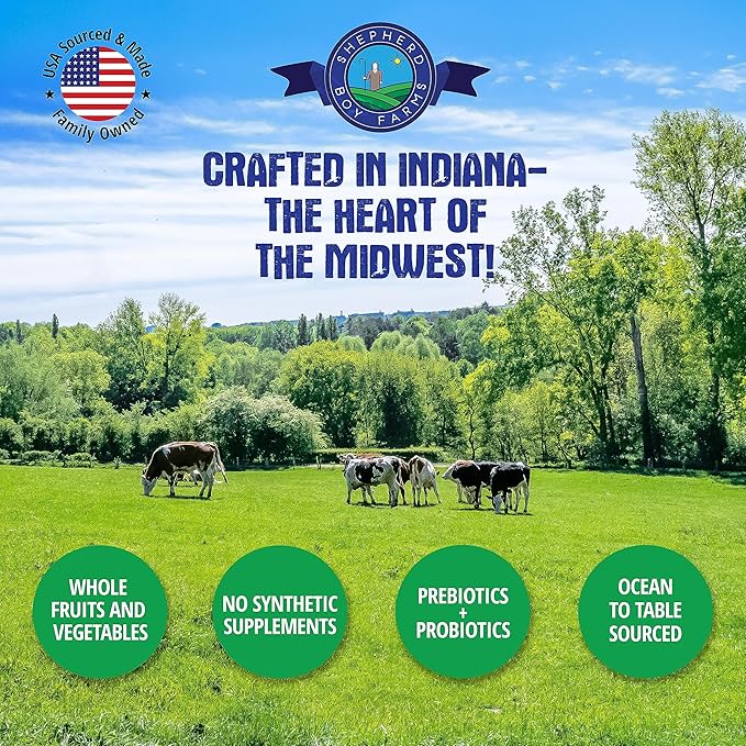 Freeze Dried Raw Dog Food, Fish Medley Recipe, All Natural, No Synthetics, Made in USA with Goat's Milk & Organic Produce, High Protein, Complete Meal (14oz)